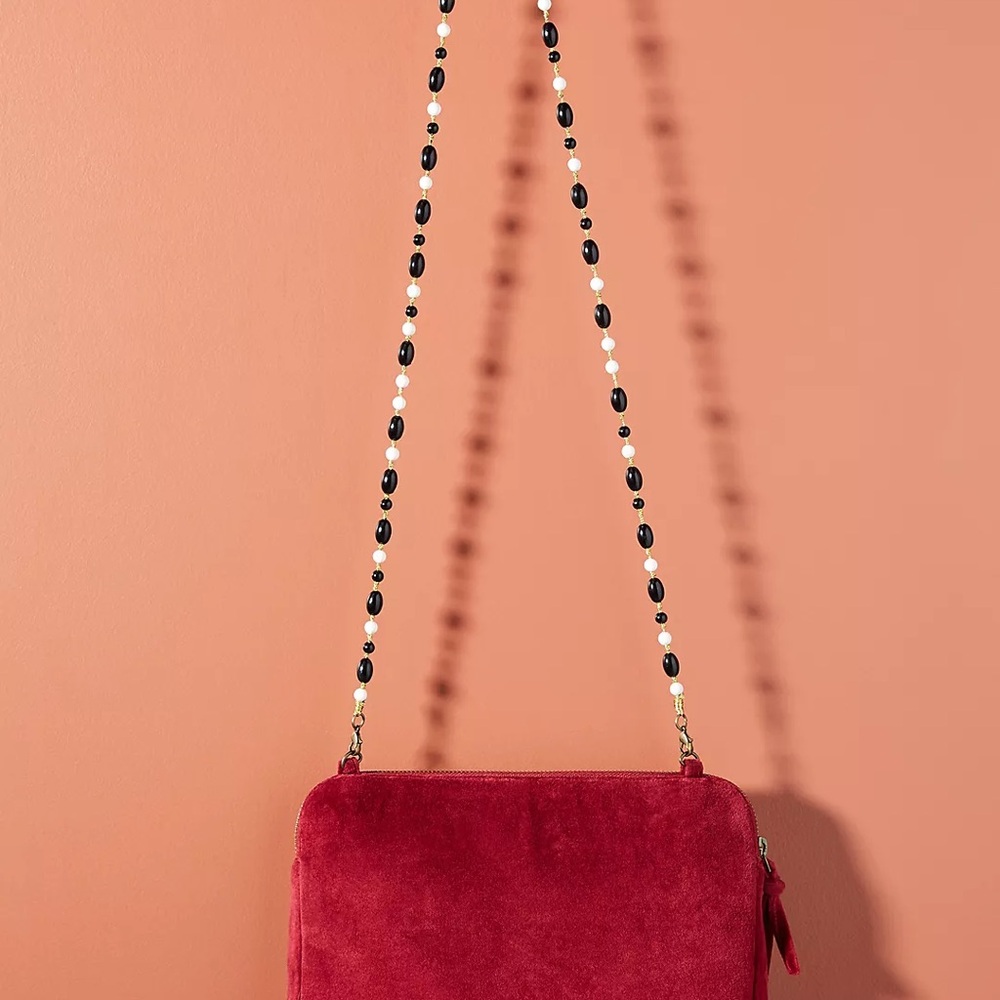 Anthropologie Boho Deanna Embroidered & Beaded Embellished Crossbody Bag - Picture 2 of 9